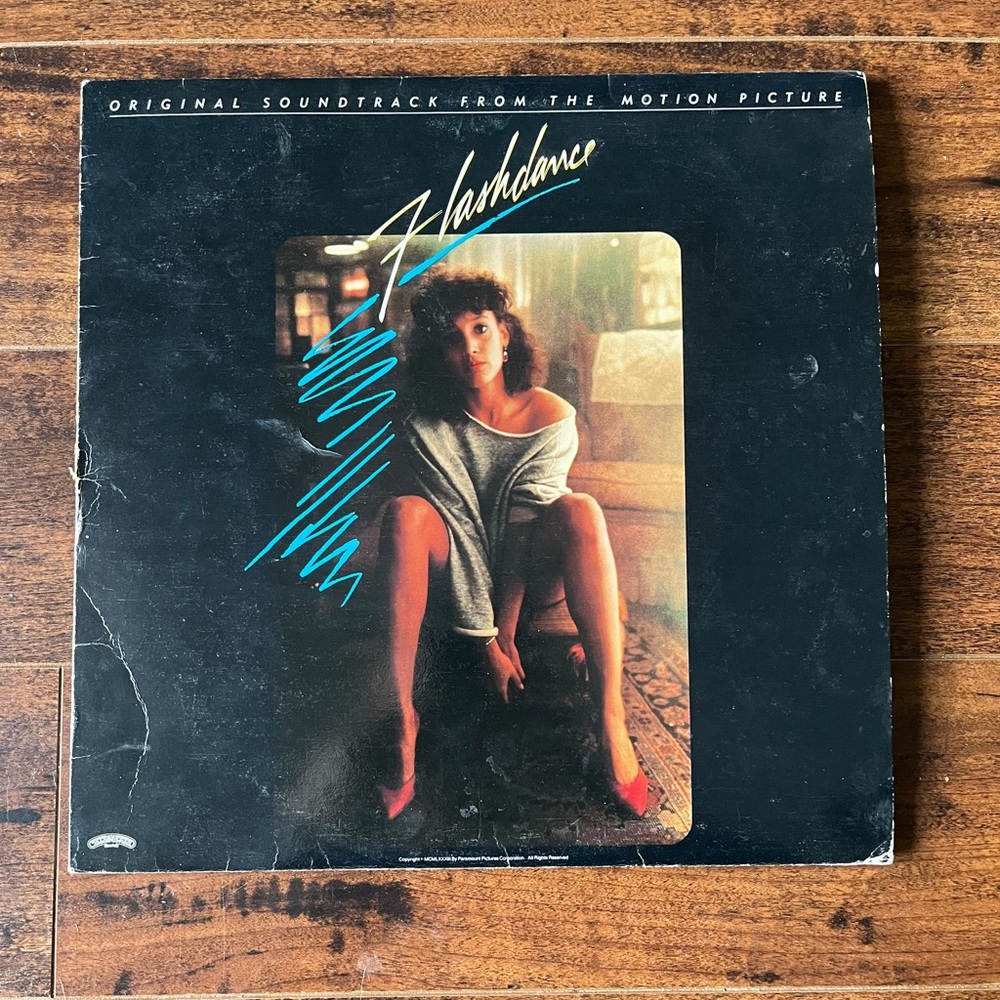 Original Soundtrack From The Motion Picture "Flashdance" Record Scratched Read!